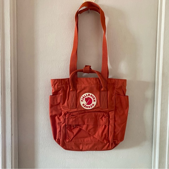 Fjallraven Bags Fjallraven Kanken Rowan Red Mini Tote Pack Poshmark